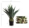 Artful Oasis 35.4" Artificial Agave Plant with 24 Leaves - Lifelike Faux Greenery in Elegant Pot for Home, Office, Living Room Decor - Real Looking Indoor Fake Plant Perfect for Modern Aesthetic Spaces, Floral Home by Artificial Flowers